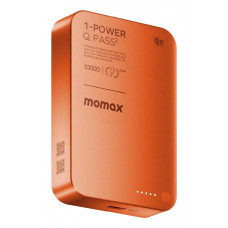Портативний зарядний пристрій MOMAX WRL 10000MAH SOLAR ORANGE IP168Q22M