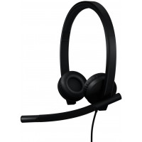 Навушники Logitech H570e Corded Stereo USB Teams version Black (981-001430)
