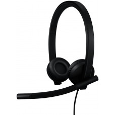 Навушники Logitech H570e Corded Stereo USB Teams version Black (981-001430)