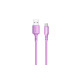 Кабель Colorway USB - MicroUSB (soft silicone) 2.4а 1м фіолетовий