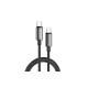 Кабель Colorway Type-C - Type-C (zinc alloy braided) (PD Fast Charging 100W) 5А 1м CW-CBPDCC098-BK