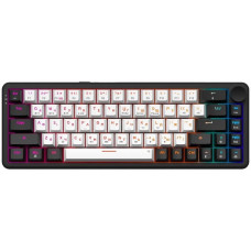 Бездротова механічна клавіатура GamePro Asgard Valhalla (MK210B Pro) 65% QLAB orange switches