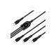 Кабель Colorway Type-C - 3в1 (Lightning+MicroUSB+Type-C) 3.0A 1.2м чорний CW-CBPDU3060-BK