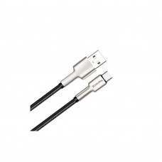 Кабель Colorway USB - Type-C 2.4а 1м чорний CW-CBUC046-BK