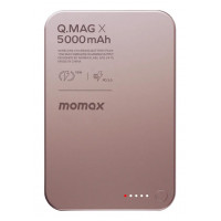 Портативний зарядний пристрій MOMAX WRL 5000MAH Q.MAG X PINK IP116AP
