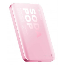 Портативний зарядний пристрій MOMAX WRL 5000MAH PINK IP165P