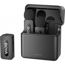 Бездротовий петличний мікрофон BOYA BY-V35 TRS for camera Black