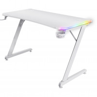Стіл Trust GXT 709W LUMINUS, RGB, білий 25328_TRUST