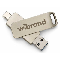 SSD Wibrand Wolf 1TB USB 3.2 Gen.2 Type-C/Type-A Read/Write 1000MB/s Silver