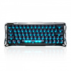 Клавіатура магнітна GravaStar Mercury V60 PRO 60keys, UFO Magnetic Gaming, 8K, USB-A, RGB, Gunmetal