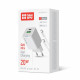Мережевий зарядн. прист. Colorway GaN Mini 20W PD Port PPS USB (Type-C PD + USB QC4.0) cable Type-C