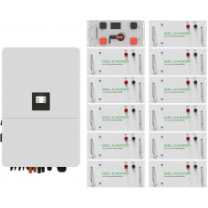 Система зберігання енергії DEYE SUN-80K-SG02HP3-EU-EM6 80kW 176.8kWh 1BAT LiFePO4 ≥10000 циклів (SV-
