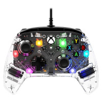 Геймпад HyperX Clutch Gladiate RGB, Xbox, PC, USB-A, прозорий 7D6H2AA