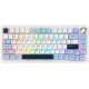 Клавіатура механічна Ajazz AK820 MAX PLUS Daydream Switch RGB Wireless/BT/USB White AK820MAX-DD-BWD