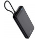 Акумулятор портативний літій-іонний power bank Trust Fiera, 20000мА·год, чорний 25881_TRUST