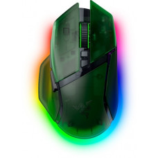 Миша Razer Basilisk V3 Pro 35K, RGB, USB-A/WL/BT, Phantom Green Ed RZ01-05240300-R3G1