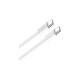 Кабель Colorway Type-C - Type-C (braided cotton) (PD Fast Charging 60W) 3.0А 1м сірий CW-CBPDCC061-G
