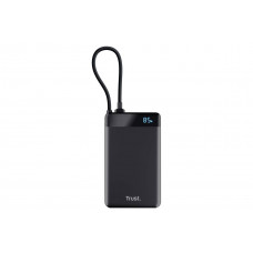 Акумулятор портативний літій-іонний power bank Trust Fiera, 10000мА·год, чорний 25880_TRUST
