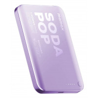 Портативний зарядний пристрій MOMAX WRL 5000MAH PURPLE IP165U