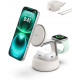 Зарядний пристрій бездротовий Belkin UltraCharge Pro 3-in-1 Magnetic Charging Dock WIZ040KQSD