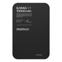 Портативний зарядний пристрій MOMAX WRL 10000MAH Q.MAG X1 BLACK IP117AD