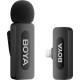 Бездротовий петличний мікрофон BOYA BY-V1 Lightning Black