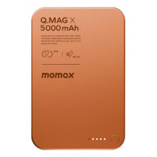 Портативний зарядний пристрій MOMAX WRL 5000MAH Q.MAG X ORANGE IP116AM