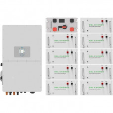 Система зберігання енергії DEYE SUN-50K-SG01HP3-EU-BM4 50kW 144.7kWh 1BAT LiFePO4 ≥10000 циклів (SV-