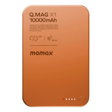Портативний зарядний пристрій MOMAX WRL 10000MAH Q.MAG X1 ORANGE IP117AM