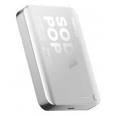 Портативний зарядний пристрій MOMAX WRL 10000MAH SILVER IP166S