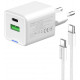 Мережевий зарядн. прист. Colorway GaN Mini 30W PD Port PPS USB (Type-C PD + USB QC4.0) cable Type-C