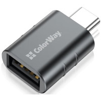 Адаптер перехідник Colorway USB-A to USB-C 3.2