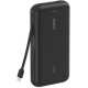 Акумулятор портативний літій-іонний Power Bank Belkin 20000мА·год, 30Вт, з інтегрованим кабелем USB-