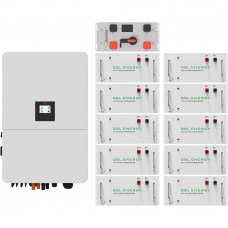 Система зберігання енергії DEYE SUN-80K-SG02HP3-EU-EM6 80kW 160.8kWh 1BAT LiFePO4 ≥10000 циклів (SV-