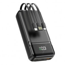 Power Bank Avantis A386 Pro High Speed Built in Cable 22.5W 20000 mAh Black