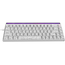 Дротова механічна клавіатура Ajazz NK68 Red switches Side contour White (NK68-R-S-W)