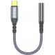 Адаптер перехідник ColorWay USB-C to 3.5 мм Female Audio 14 см сірий