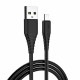 Кабель Colorway USB - MicroUSB 2.4а 1м чорний CW-CBUM025-BK