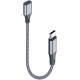 Адаптер перехідник ColorWay USB-C To Lightning 17.5 см сірий