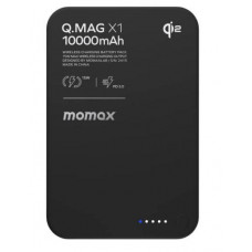 Портативний зарядний пристрій MOMAX WRL 10000MAH BLACK IP136Q2D