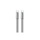 Кабель Colorway Type-C - Type-C (ultra-thin) (PD Fast Charging 100W) 5А 1м CW-CBPDCC100-GR