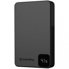 Power Bank ColorWay 10 000 mAh 15W MagSafe (USB-C PD 20W) Black