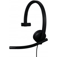 Навушники Logitech H570e Corded Mono USB Teams version Black (981-001426)