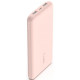Акумулятор портативний літій-іонний Power Bank Belkin 10000мА·год, 15Вт, 2хUSB-A/USB-C, рожевий BPB0
