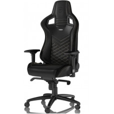 Ігрове крісло Noblechairs EPIC штучна шкіра, чорний/золотий NBL-PU-GOL-002