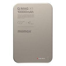 Портативний зарядний пристрій MOMAX WRL 10000MAH Q.MAG X1 TITAN. IP117AE