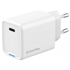 Зарядний пристрій Colorway GaN Mini 45W PD Port PPS USB-C біле
