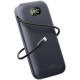 Акумулятор портативний Power Bank Belkin 27000мА·год, з інтегрованим кабелем USB-C, сірий BPB040HQCH