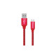 Кабель Colorway USB - MicroUSB 2.4А 2м червоний CW-CBUM009-RD