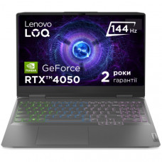 Ноутбук Lenovo LOQ 15IRH8 (82XV00YFRA) (i7-13620H /16/1000/RTX 4050-6/WQHD 165 Гц)
